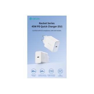 Carica Batterie PD 45 Watt Tipo-C per ca