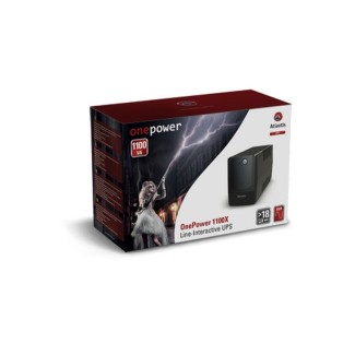 UPS ATLANTIS A03-PX1100 1100VA (550W) ONE POWER STEPWAVE LINE INTERACTIVE, V-OUT