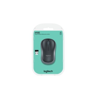 mouse m185 log cordless nero/grey logite