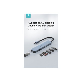 Leopard Type-C a USB3.0*3+PD + lettore d