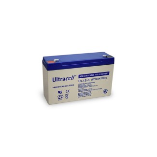 BATTERIA RICARICABILE 6V 12AH, ULTRACELL