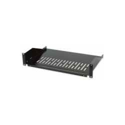 MENSOLA PER RACK 19'' 400 MM 2U NERA 2 P