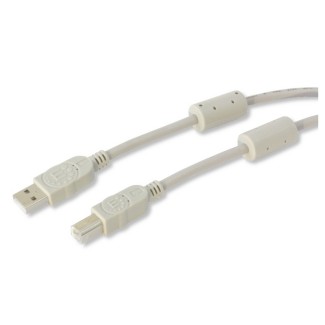 CAVO USB 2.0 A M / B M 1.8M CON FERRITE