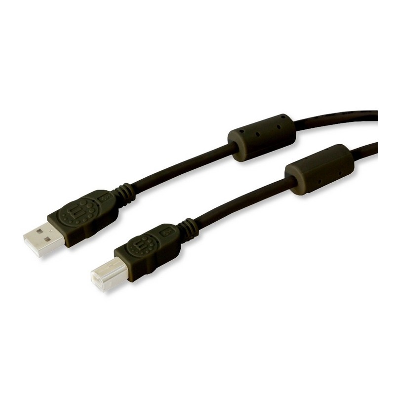 CAVO USB 2.0 A M / B M 5M CON FERRITE DO