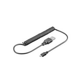 CAVO USB 2.0 SPIRALATO A MASCHIO/MICROB