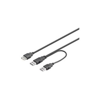 CAVO USB 2.0 AD Y 2XA MASCHIO/A FEMMINA