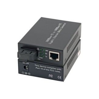 CONVERTITORE RJ45 / SC GIGABIT MONOMODAL