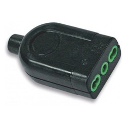 PRESA 2P+T 16A BIPASSO NERO