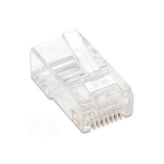 PLUG MODULARI RJ45 CAT5E PER CAVO RIGIDO