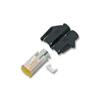 PLUG RJ45 CAT. 6A SCHERMATO TIPO ''HIROS