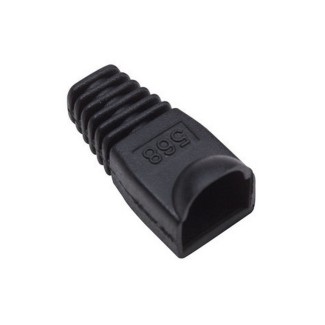 COPRICONNETTORE PER PLUG RJ45 6.2MM NERO