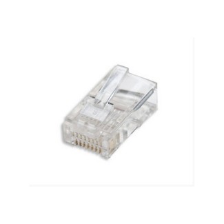 CONFEZIONE 100 PLUG RJ45 UTP PER CAVO FL
