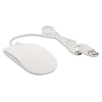 mouse usb-c lmp white italia