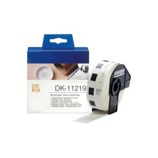 White 12mm 1200psc for Brother P-Touch Q