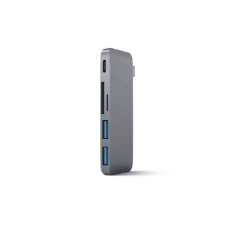 hub dock type c multiport spacegrey 2usb
