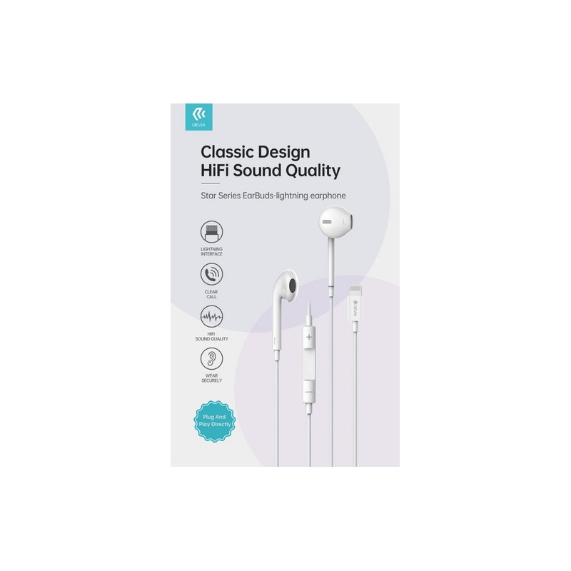 Auricolari compatibili Apple Lightning c