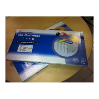 10 Cartucce Com T01811-1812-1813-1814 (4x black+6 color)-4C