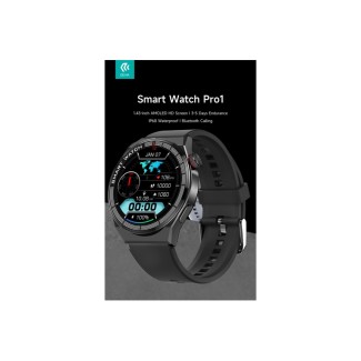 DEVIA Smart Watch Pro1 EM705 IP68 Display Amoled HD Nero-Nero