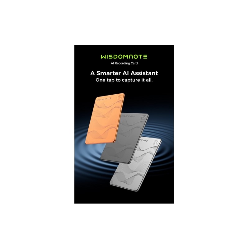 WISDOMUSE NOTE â€“ Dispositivo AI per Registrazione, Traduzione Globale e Sintes