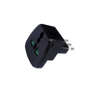 Adattatore universale spina 10A nero-nero