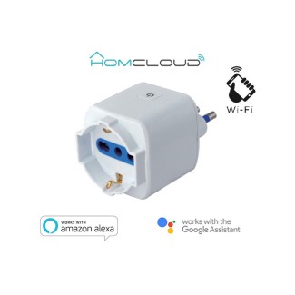 Presa Intelligente Wi-Fi 16A italiana bipasso-schuko-Bianco