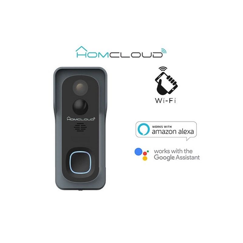 Videocitofono/Campanello wifi 7S OUTDOOR-Nero e Grigio