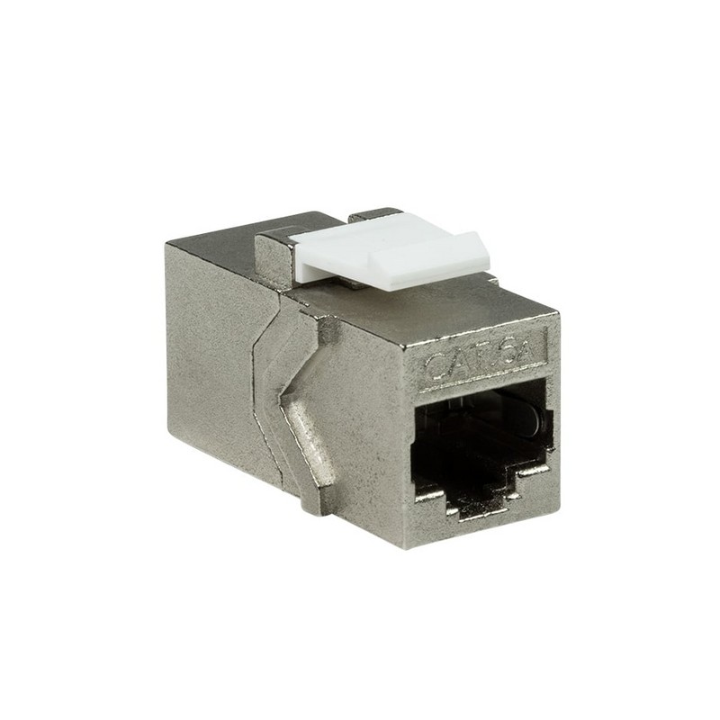 ACCOPPIATORE CAT.6A KEYSTONE 2XRJ45 STP