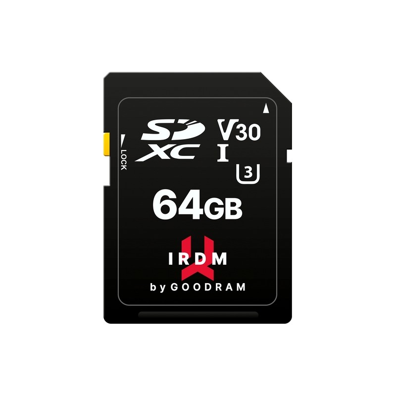 Scheda SD 64GB UHS I U3 GoodRAM - bliste