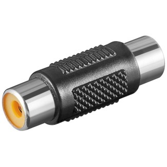 ADATTATORE AUDIO SINGOLO RCA FEMMINA/FEM