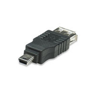 ADATTATORE USB A FEMMINA A MINI B MASCHI