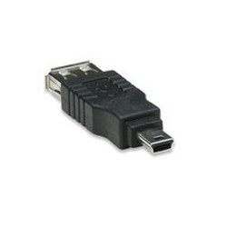 ADATTATORE USB A FEMMINA A MINI B MASCHI