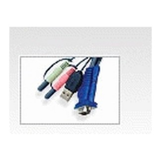 CAVO PER KVM HD15 A USB CON AUDIO 3M, 2L
