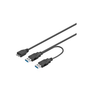 CAVO USB 3.0 SUPERSPEED AD Y 2X A M / MI