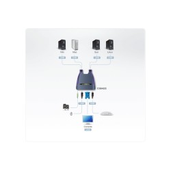 SWITCH KVM VGA/AUDIO 4 PORTE USB, CS64US