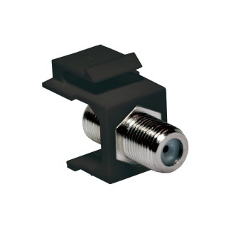 ADATTATORE KEYSTONE BNC 75 OHM F/F NERO