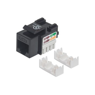FRUTTO KEYSTONE RJ45 CAT5E UTP NERO