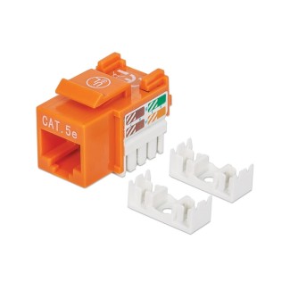 FRUTTO KEYSTONE RJ45 CAT5E UTP ARANCIONE