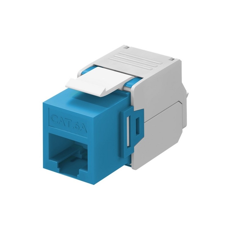 FRUTTO KEYSTONE RJ45 CAT6A UTP 500MHZ BL