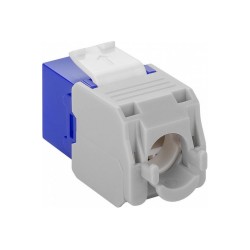 FRUTTO KEYSTONE RJ45 CAT6A UTP 500MHZ BL