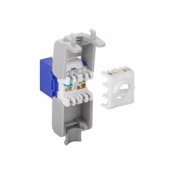 FRUTTO KEYSTONE RJ45 CAT6A UTP 500MHZ BL