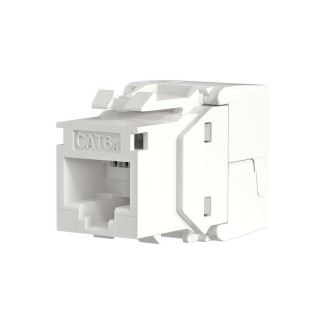 Frutto Keystone Cat.6A UTP Bianco con ta