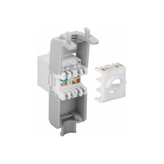 FRUTTO KEYSTONE RJ45 CAT6A UTP 500MHZ BI