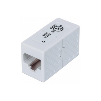 ACCOPPIATORE CAT6 RJ45 F/F UTP COLORE BI